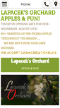 Mobile Screenshot of lapaceksorchard.com